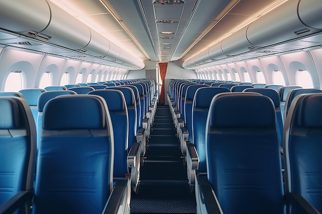 sièges vides d'avion à passagers