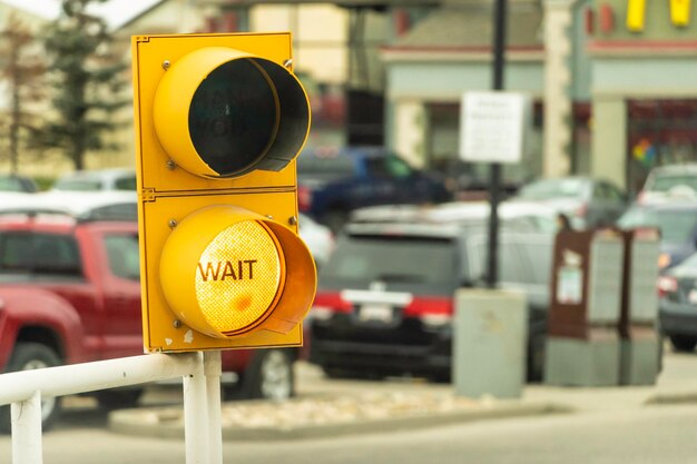 Signal d'attente à la fin du lavage de voiture