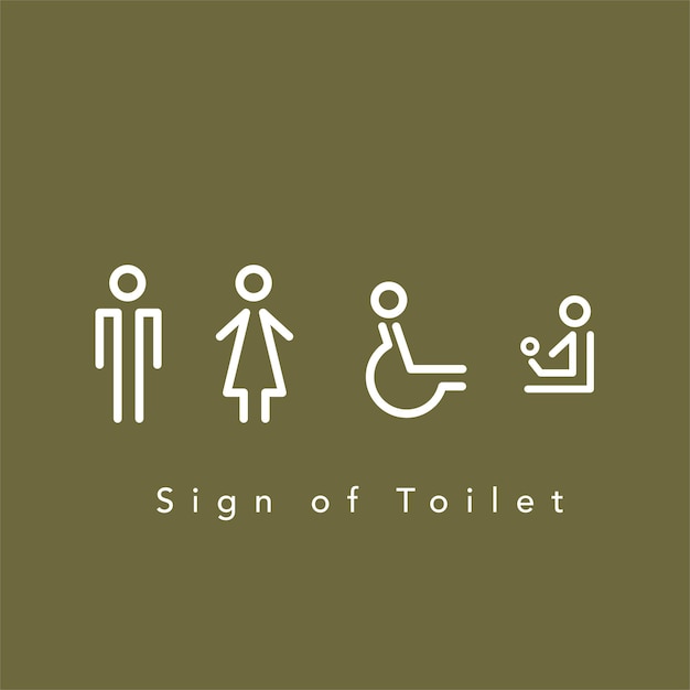 La signalisation des toilettes, l'accessibilité selon le sexe et le changement de bébé