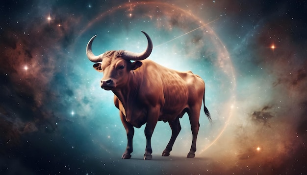 Le signe du zodiaque Taurus est un beau contexte universel.