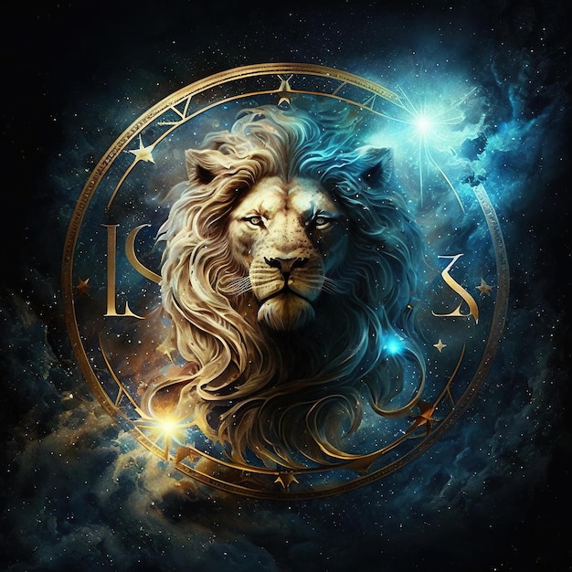 Photo signes astrologiques du zodiaque du lion, horoscope lion