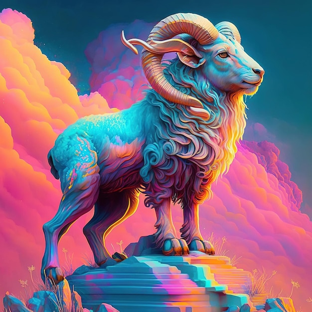 Signes astrologiques du zodiaque de l horoscope b lier photo premium