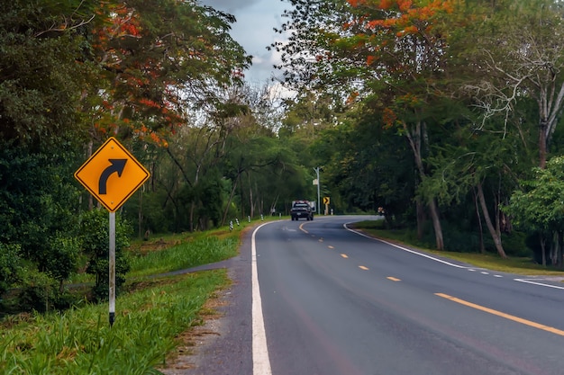 Signes sur la route