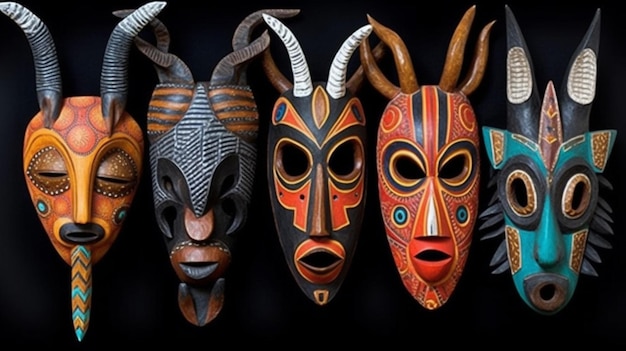 Signification symbolique des masques africains