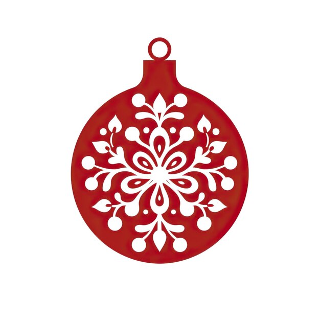 Silhouette de boule de Noël SVG icône graphique en contour