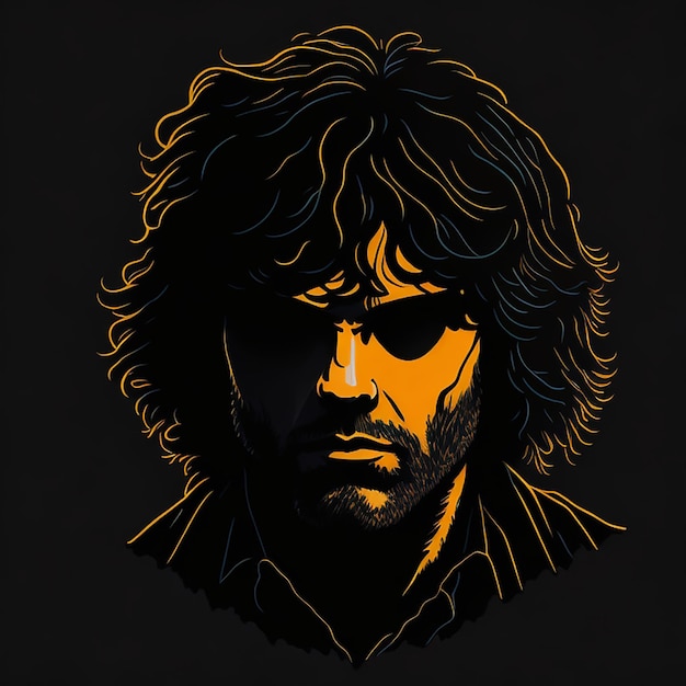 Une silhouette conçue par Jim Morrison