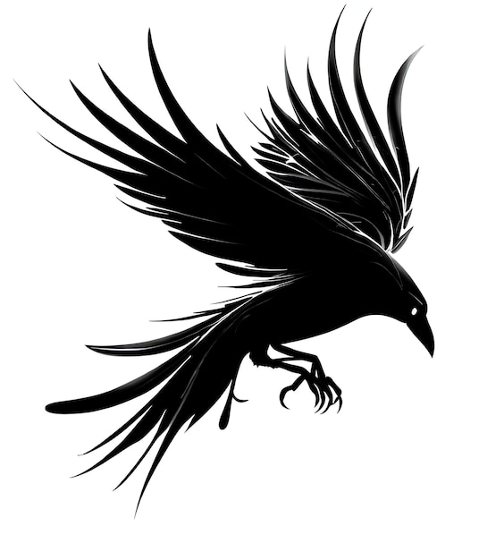 Silhouette et forme d'oiseau pour les conceptions de dessins de logo et les tatouages
