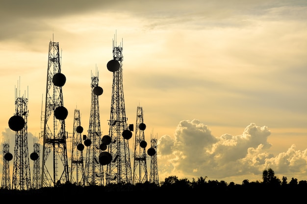 silhouette téléphone Antenna