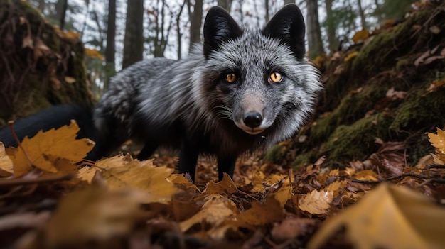 Silver Fox39s Stealthy Stalk dans le désert canadien