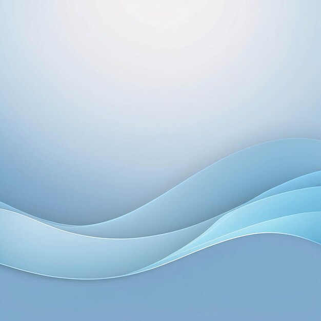 Photo simple gradient fond bleu clair papier peint courbe décoration florale modèle de présentation
