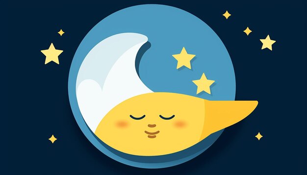 Photo une simple icône pour l'examen du sommeil qui est évaluée par des emoji