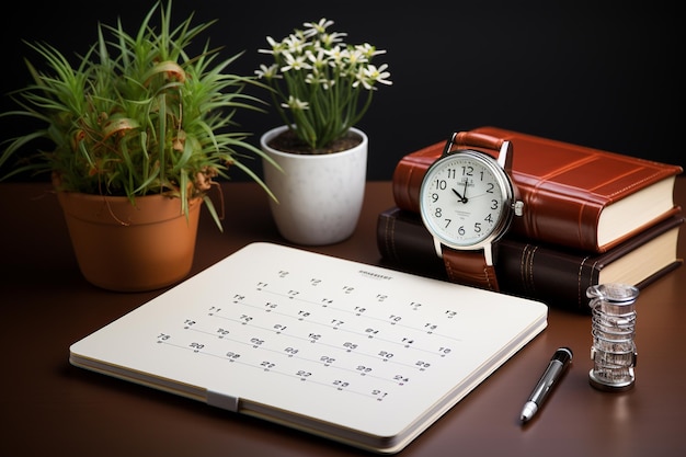 Une simple photo plate avec des éléments de productivité