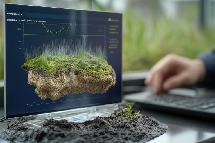 Photo simulation environnementale modèles climatiques avancés pour l'analyse des modèles atmosphériques observation mondiale et changement climatique offrant une vue globale de l'évolution de l'environnement de la terre