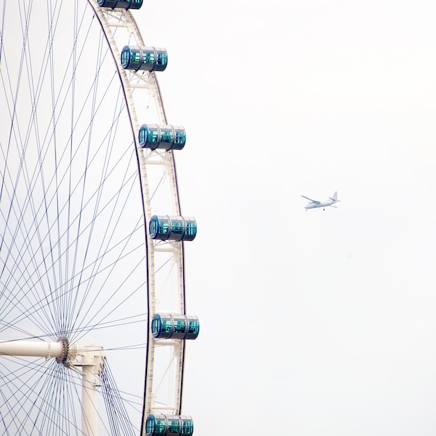 Singapore Flyer la plus grande roue de l'avion d'Asie