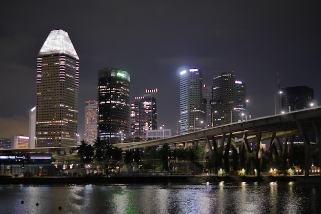 Singapour marina bay 1er juin 2022 centre financier singapour bâtiments de la ville