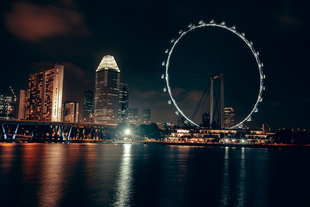 Singapour la nuit