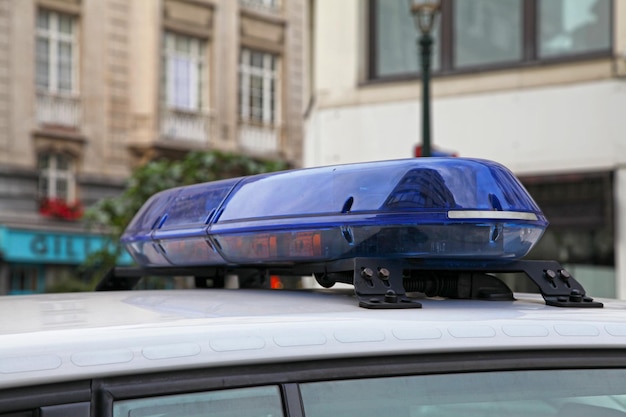 Sirène d'une voiture de police belge