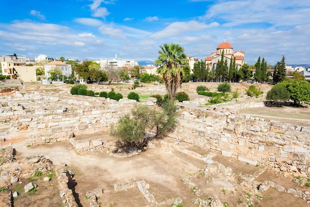 Le site archéologique de Kerameikos à Athènes, Grèce