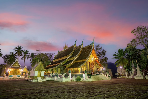 Site du patrimoine mondial à Wat Chiang Tong Luang Prabang