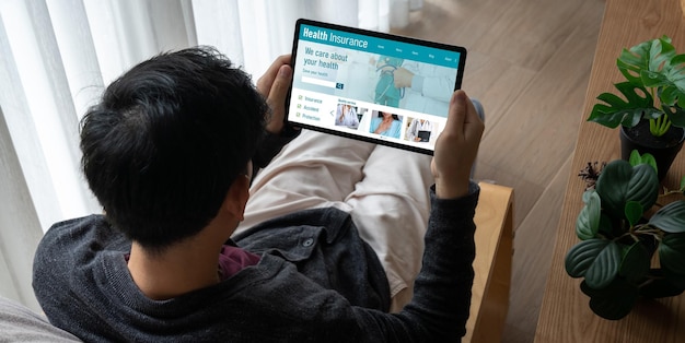Site Web d'assurance maladie système d'enregistrement modish
