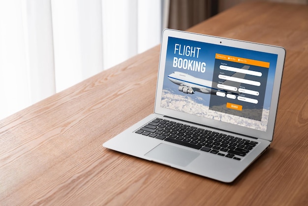 Le site Web de réservation de vols en ligne fournit un système de réservation moderne