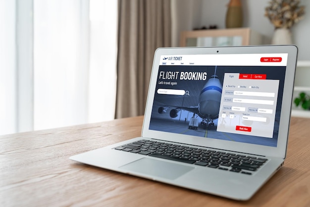 Le site Web de réservation de vols en ligne fournit un système de réservation moderne