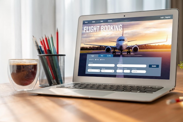 Le site Web de réservation de vols en ligne fournit un système de réservation moderne