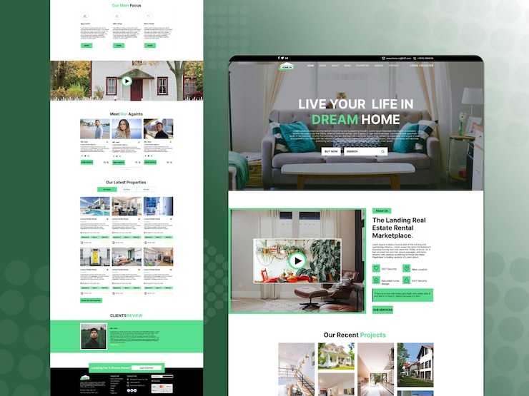 Photo le site web