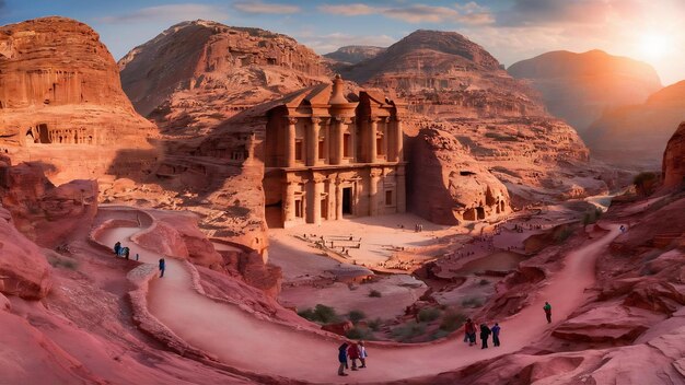 Les sites de l'ancienne ville de Pétra