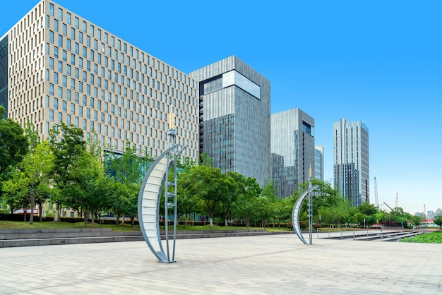 Situé dans le quartier financier de Xincheng à l'est, Ningbo, Chine.