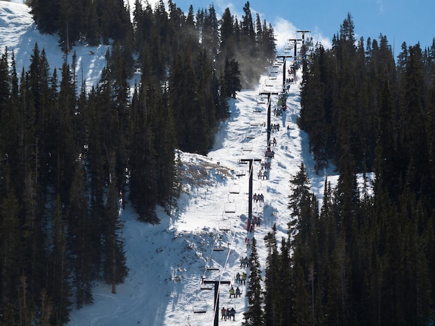 Ski à Loveland Basin, Colorado.