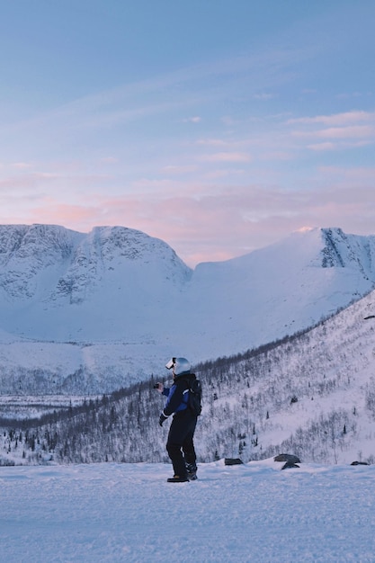 le ski à télémarque