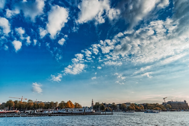 Photo skyline amsterdam nord après-midi