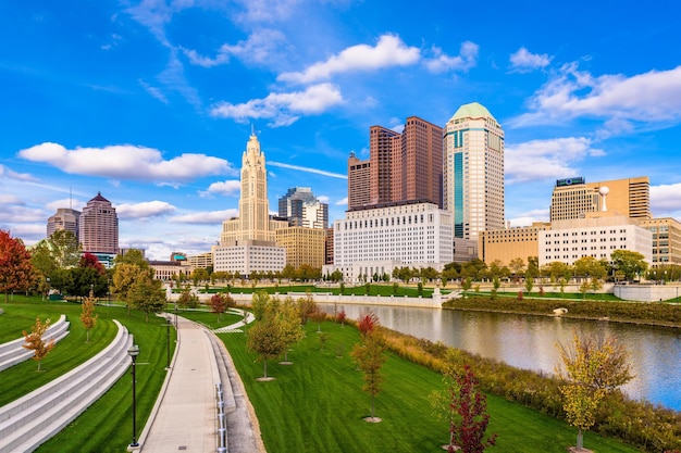 Skyline de Columbus Ohio USA