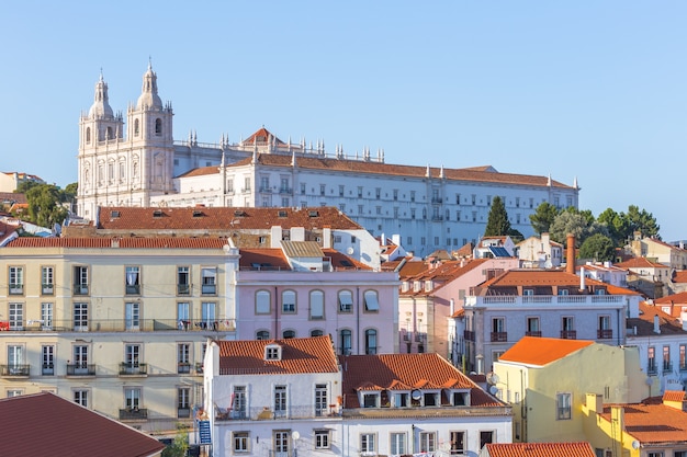 Skyline de Lisbonne d&#39;alfama