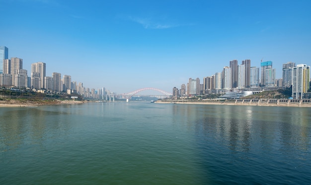 Skyline de la métropole moderne, Chongqing, Chine