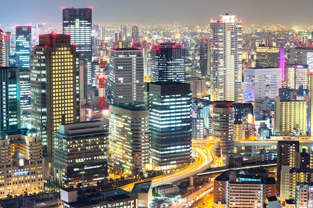 Skyline d&#39;Osaka