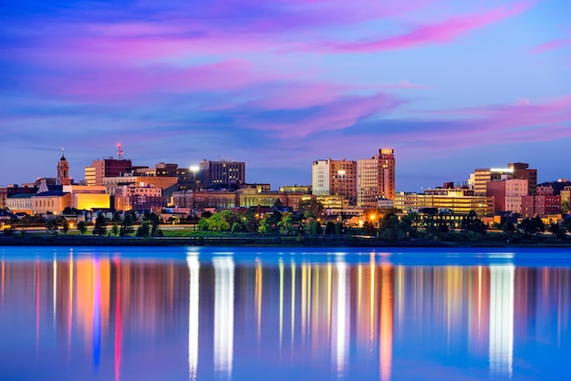 Skyline de Portland dans le Maine