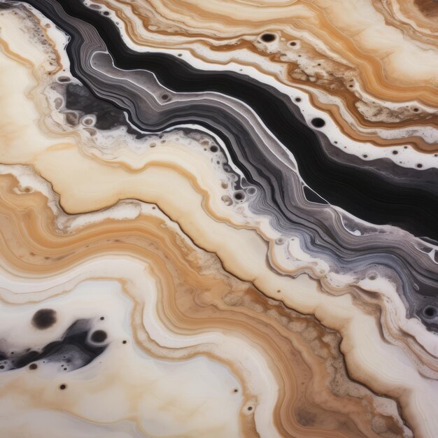 Slimy Marble Une photographie aérienne psychédélique de lavis colorés