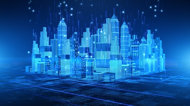 Smart City avec la technologie de communication 5g