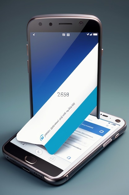 Photo smartphone modèle de produit de téléphone portable affichage publicitaire rendu modèle de fond de papier peint