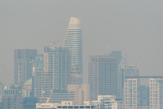 Smog PM2.5 poussière dépasse la valeur standard de Bangkok