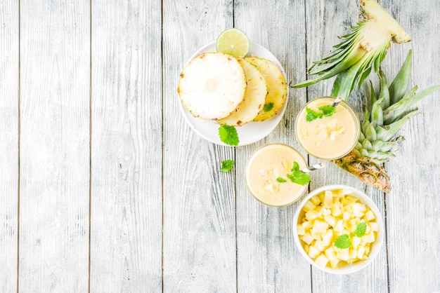 Smoothie ananas fait maison