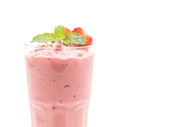 smoothie aux fraises milkshake