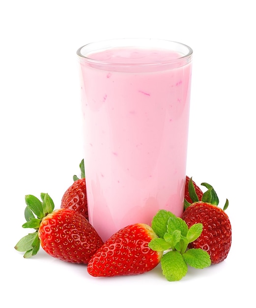 Smoothie aux fraises