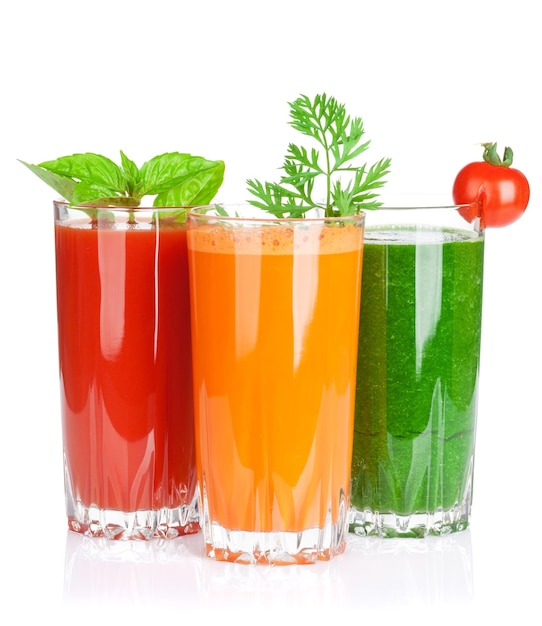 Smoothie aux légumes frais Tomate Concombre Carotte