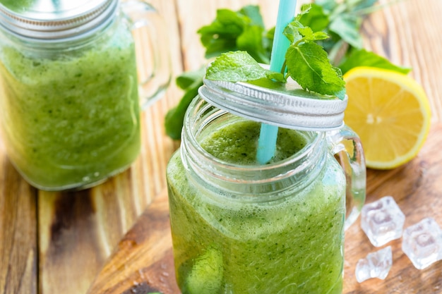 Smoothie Aux Légumes Verts