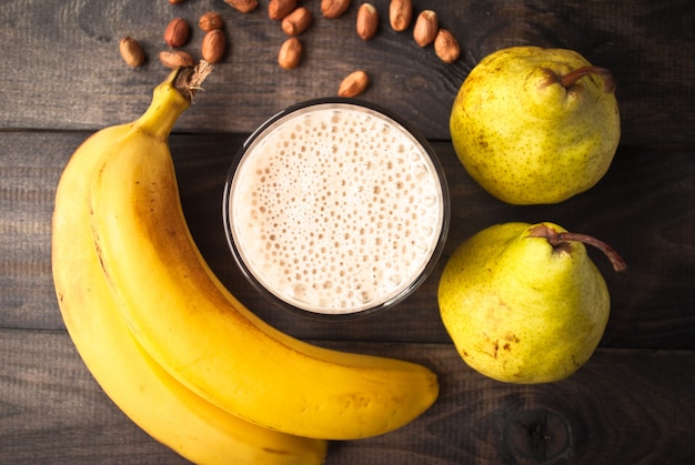 Smoothie banane et poire