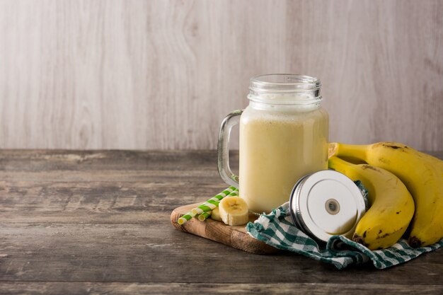 Smoothie banane en pot