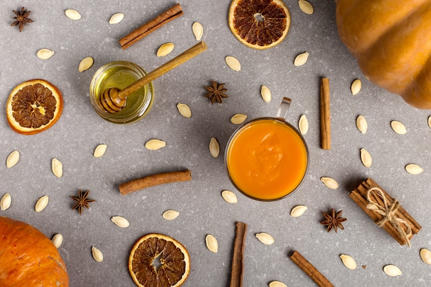 Smoothie citrouille pour Thanksgiving